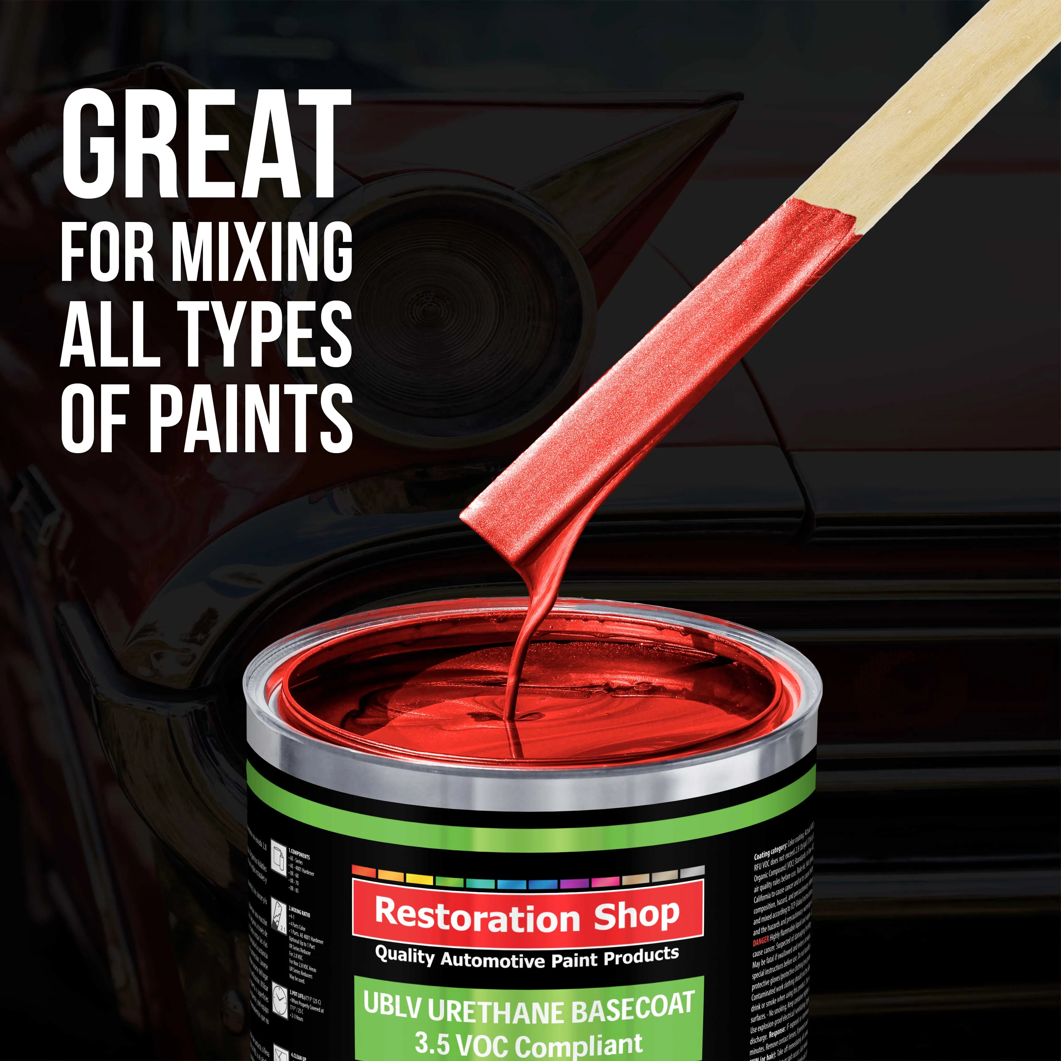 100 Craft & Paint Sticks - 12" Inch Premium Grade Wood Stirrers / Paddles - Use For Wood Crafts - Paddle To Mix Epoxy Resin Or Paint - Mixing Sticks
