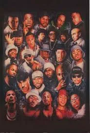 11x17 Legends of Hip Hop Countertop Poster