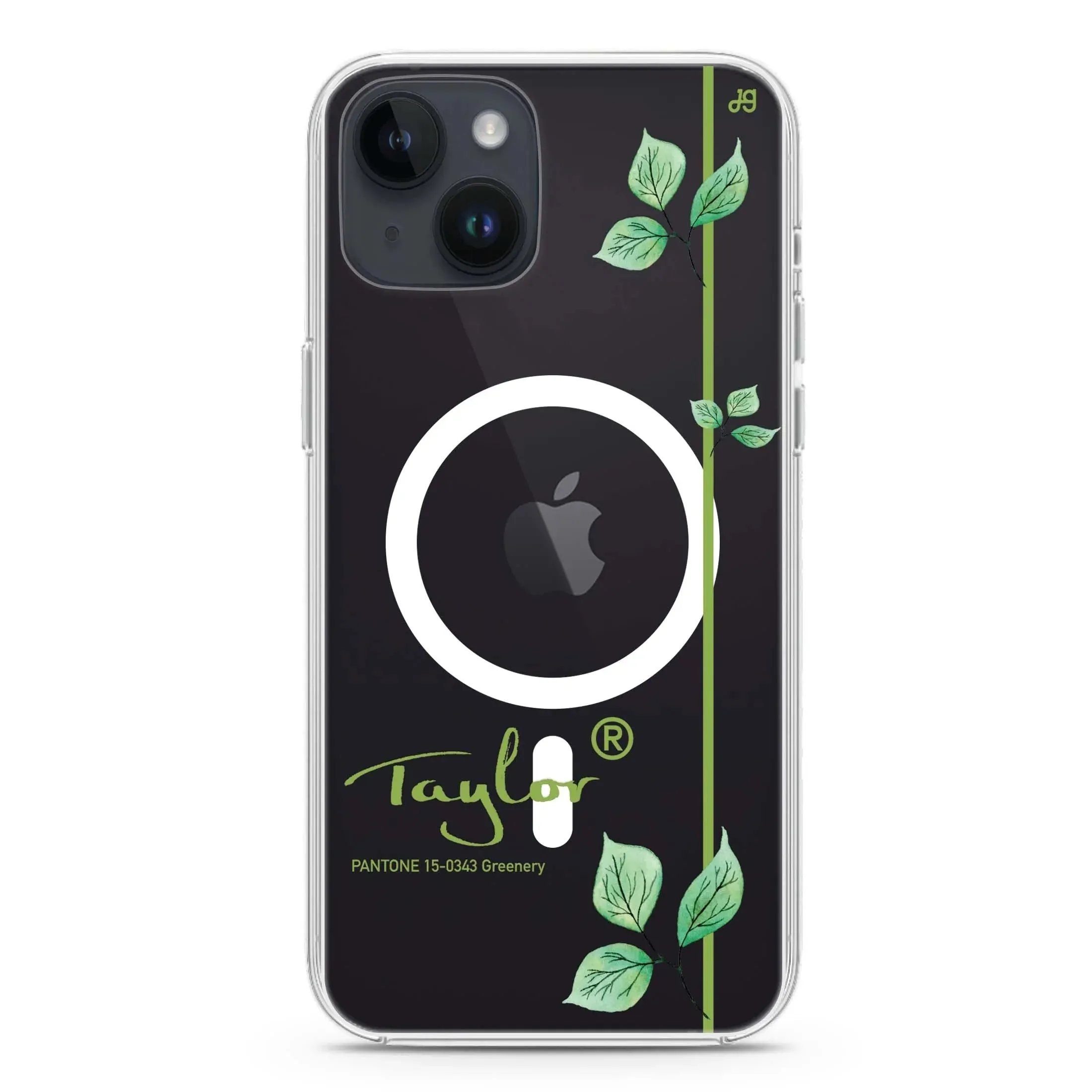 #15-0343 Greenery II iPhone 12 MagSafe Compatible Ultra Clear Case