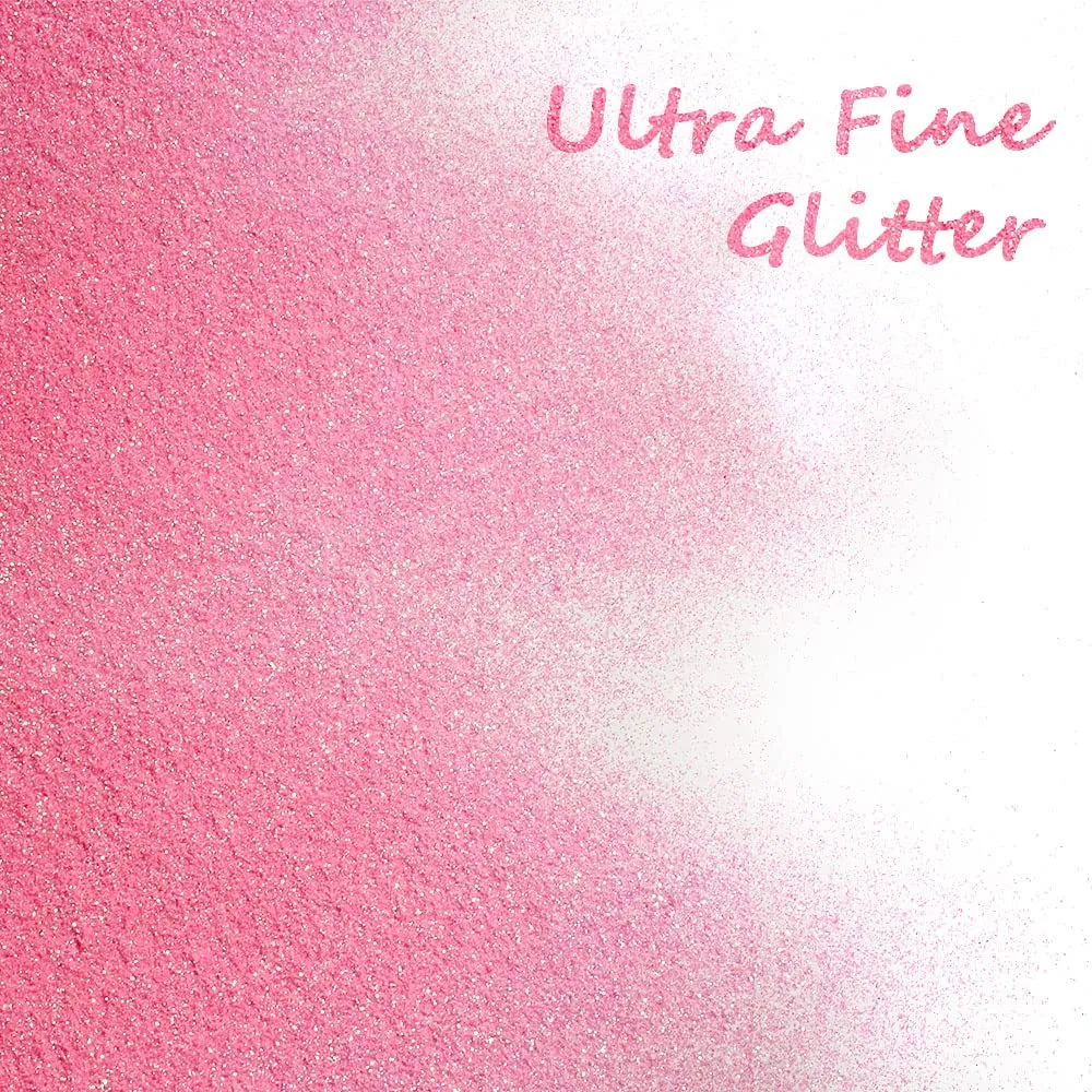 150g Extra Fine Craft Glitter, Holographic Glitter Powder, Metallic Polyester Glitter for Resin, Slime, Tumblers, Painting Arts, Cosmetic Glitter for Body Face Eye Makeup, Nail Arts (Magenta Pink)