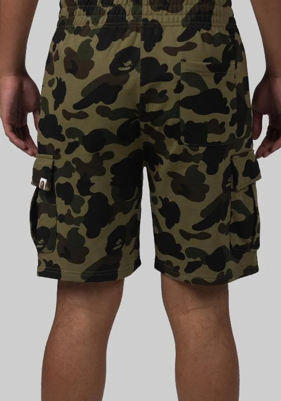 1st Camo 6 Pocket Sweat Short - Green