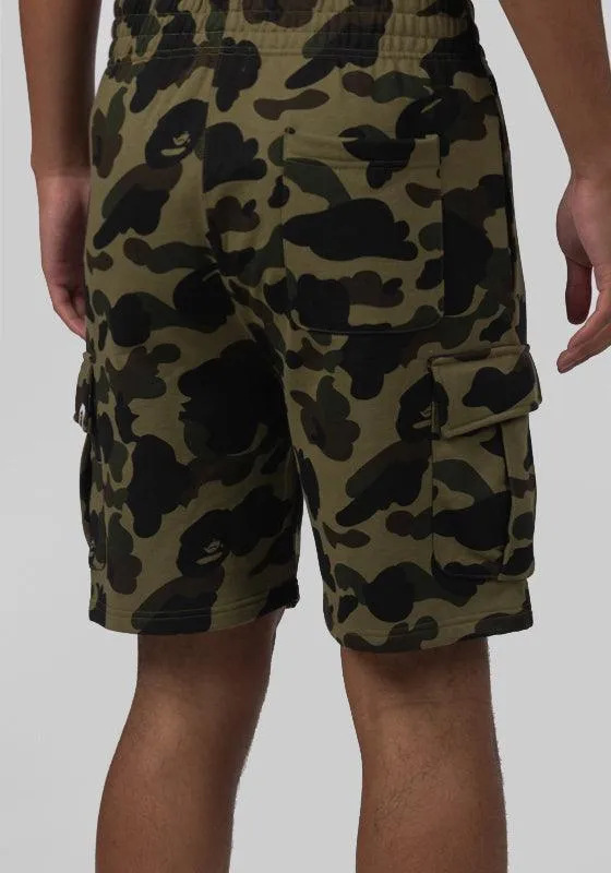 1st Camo 6 Pocket Sweat Short - Green