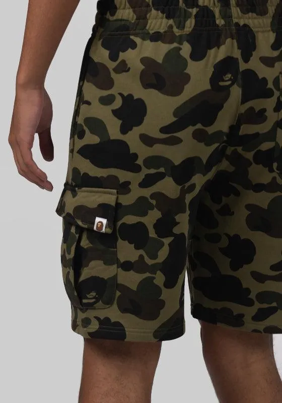 1st Camo 6 Pocket Sweat Short - Green
