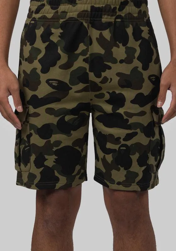 1st Camo 6 Pocket Sweat Short - Green
