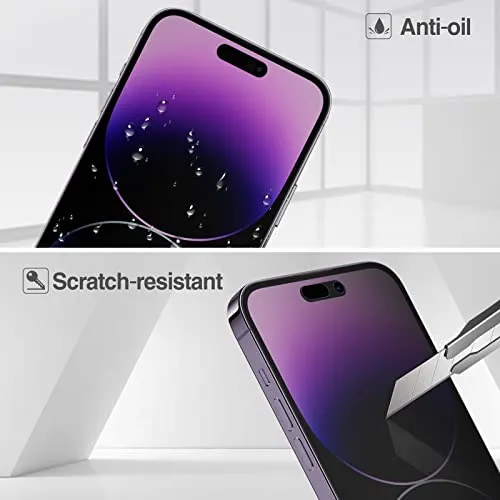 (2 Pack) iPhone 14 Pro Max 6.7" Privacy Tempered Glass Screen Protector | ProCase