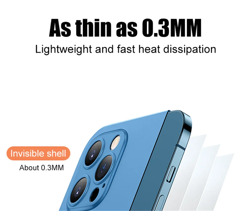 2 Piece Front Tempered Glass   Matte Back Cover For iPhone 12 13 Mini 11 Pro XS Max X XR 360 Full Protection Ultra Thin Shockproof Case