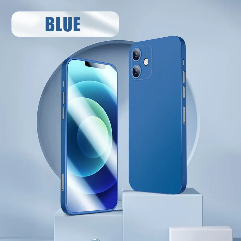 2 Piece Front Tempered Glass   Matte Back Cover For iPhone 12 13 Mini 11 Pro XS Max X XR 360 Full Protection Ultra Thin Shockproof Case