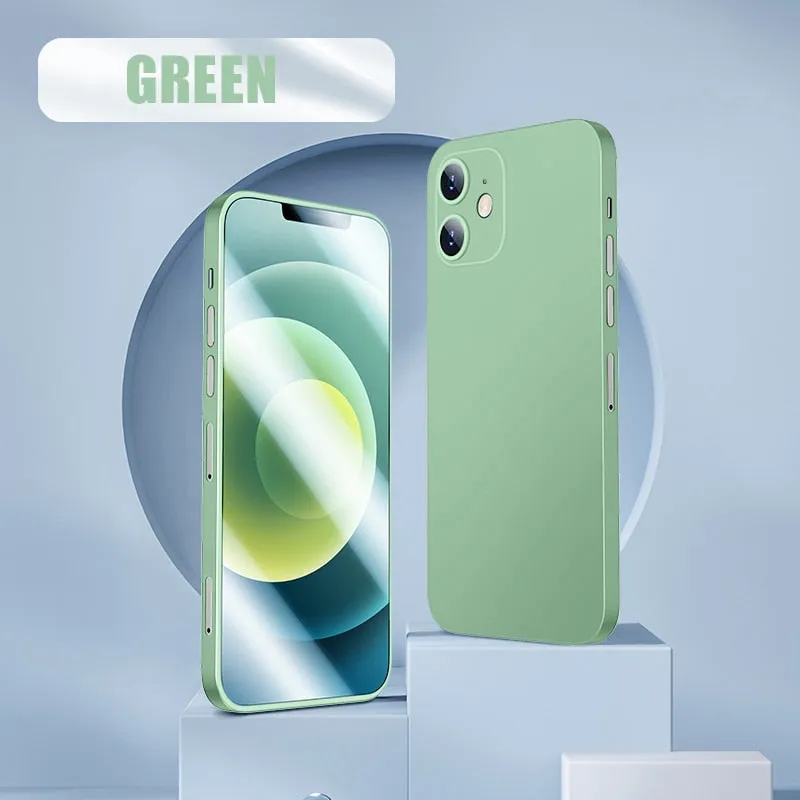 2 Piece Front Tempered Glass   Matte Back Cover For iPhone 12 13 Mini 11 Pro XS Max X XR 360 Full Protection Ultra Thin Shockproof Case