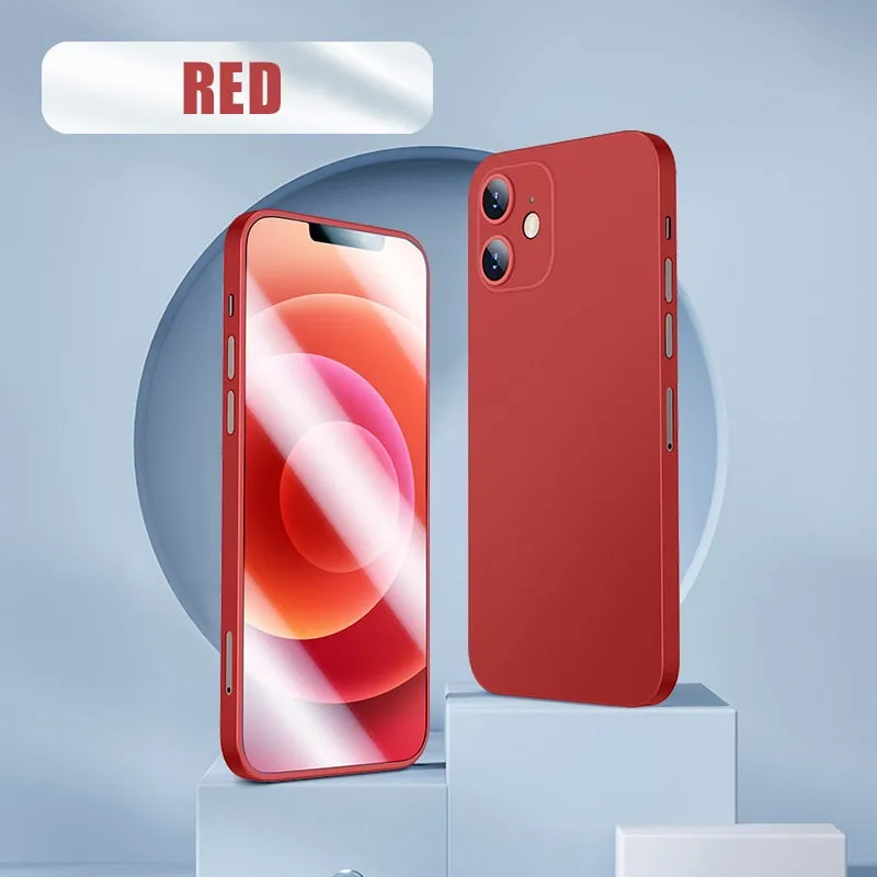 2 Piece Front Tempered Glass   Matte Back Cover For iPhone 12 13 Mini 11 Pro XS Max X XR 360 Full Protection Ultra Thin Shockproof Case