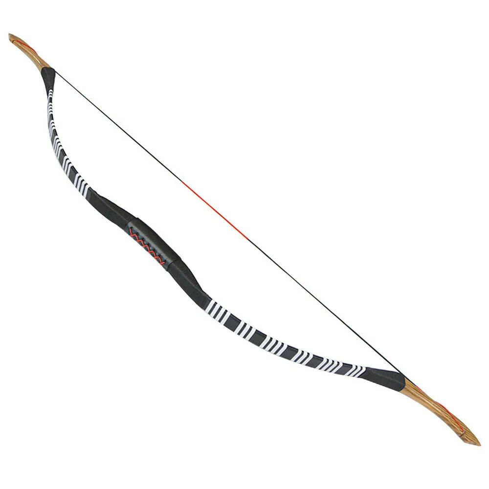 🎯25-55lbs Traditional Longbow Recurve Bow Horse