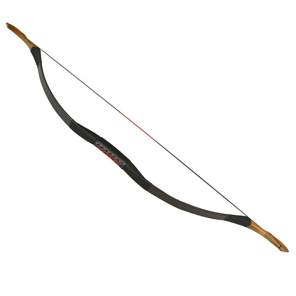 🎯25-55lbs Traditional Longbow Recurve Bow Horse