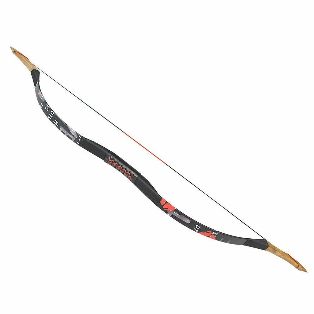 🎯25-55lbs Traditional Longbow Recurve Bow Horse