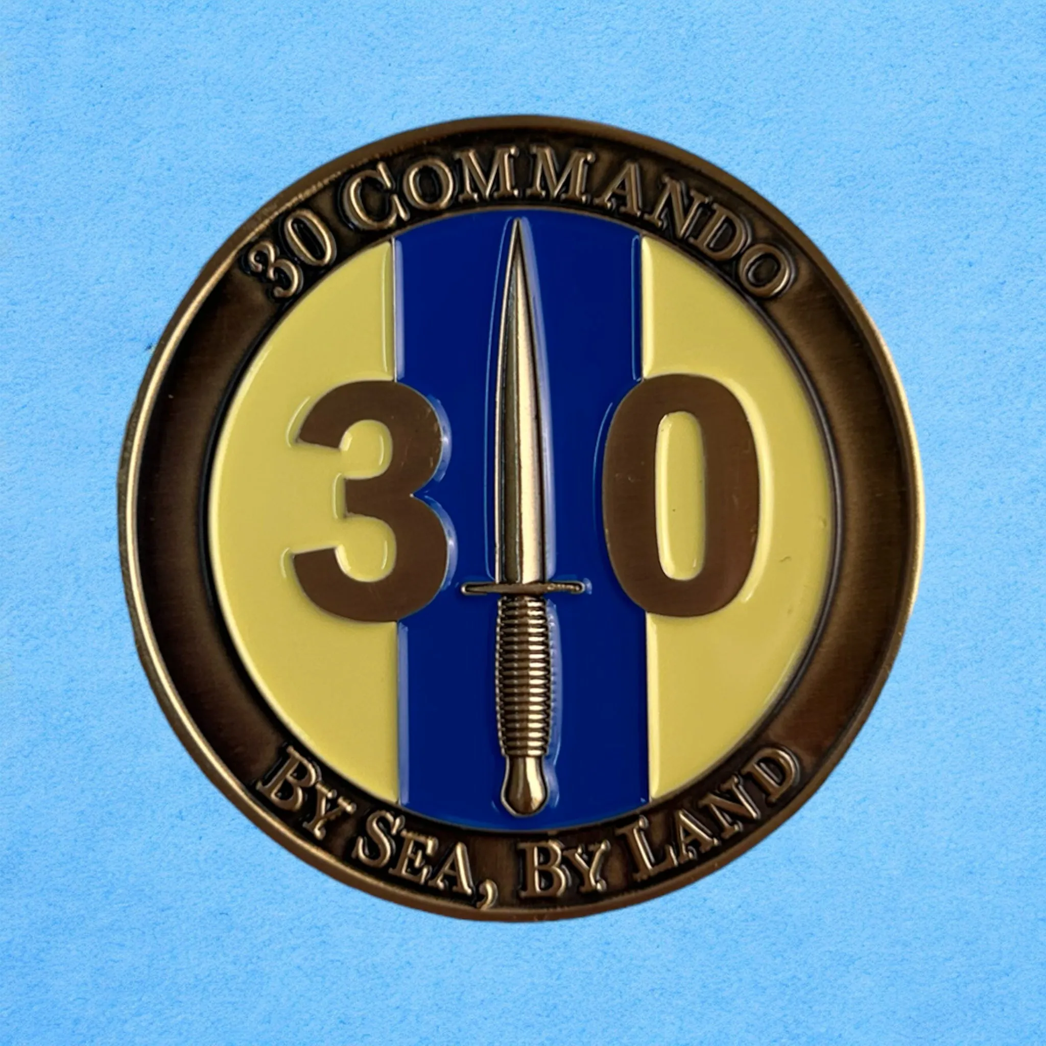 30 Commando Royal Marines Enamelled Coin