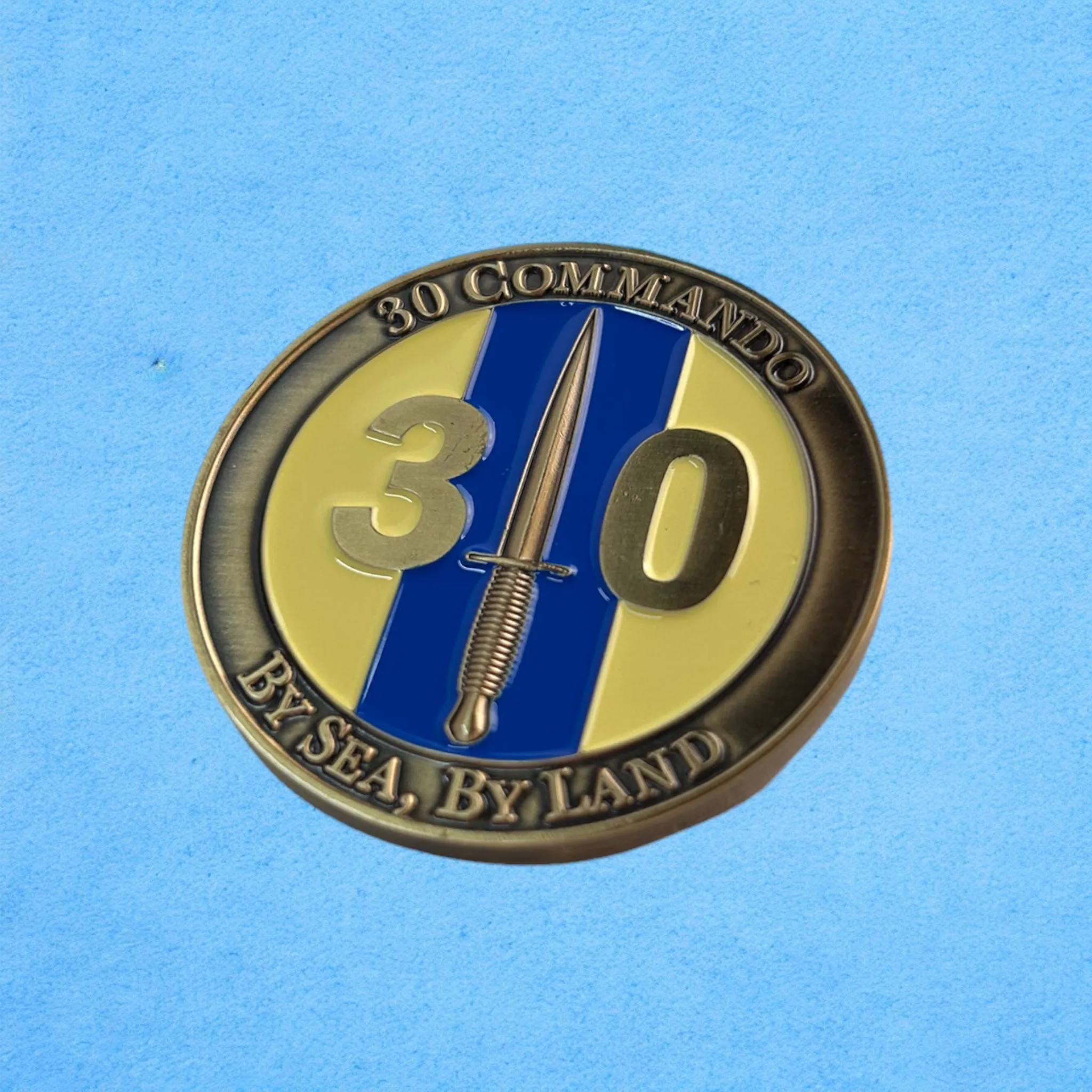 30 Commando Royal Marines Enamelled Coin