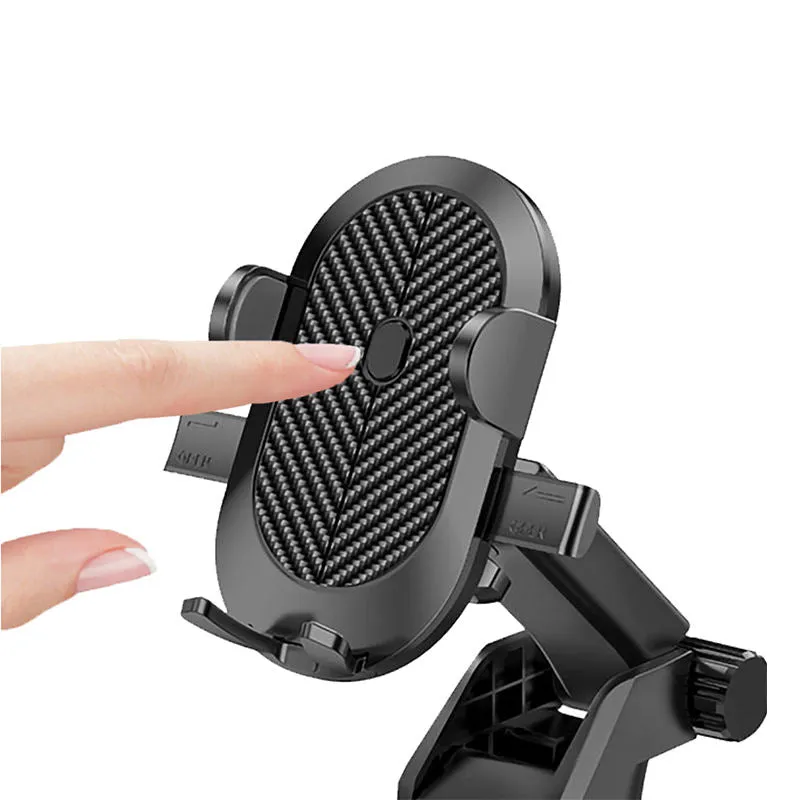 360 Degree Auto Rotatable Adjustable Car Phone Holder High Strength Suction Mobile Phone Mount