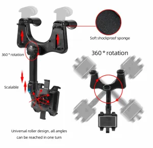 360° Rotatable Smart Phone Car Holder