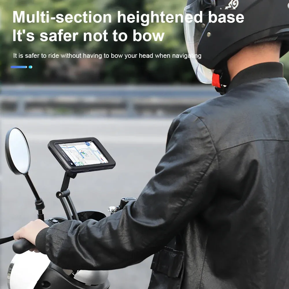 360° Swivel Waterproof Motorcycle Phone Holder