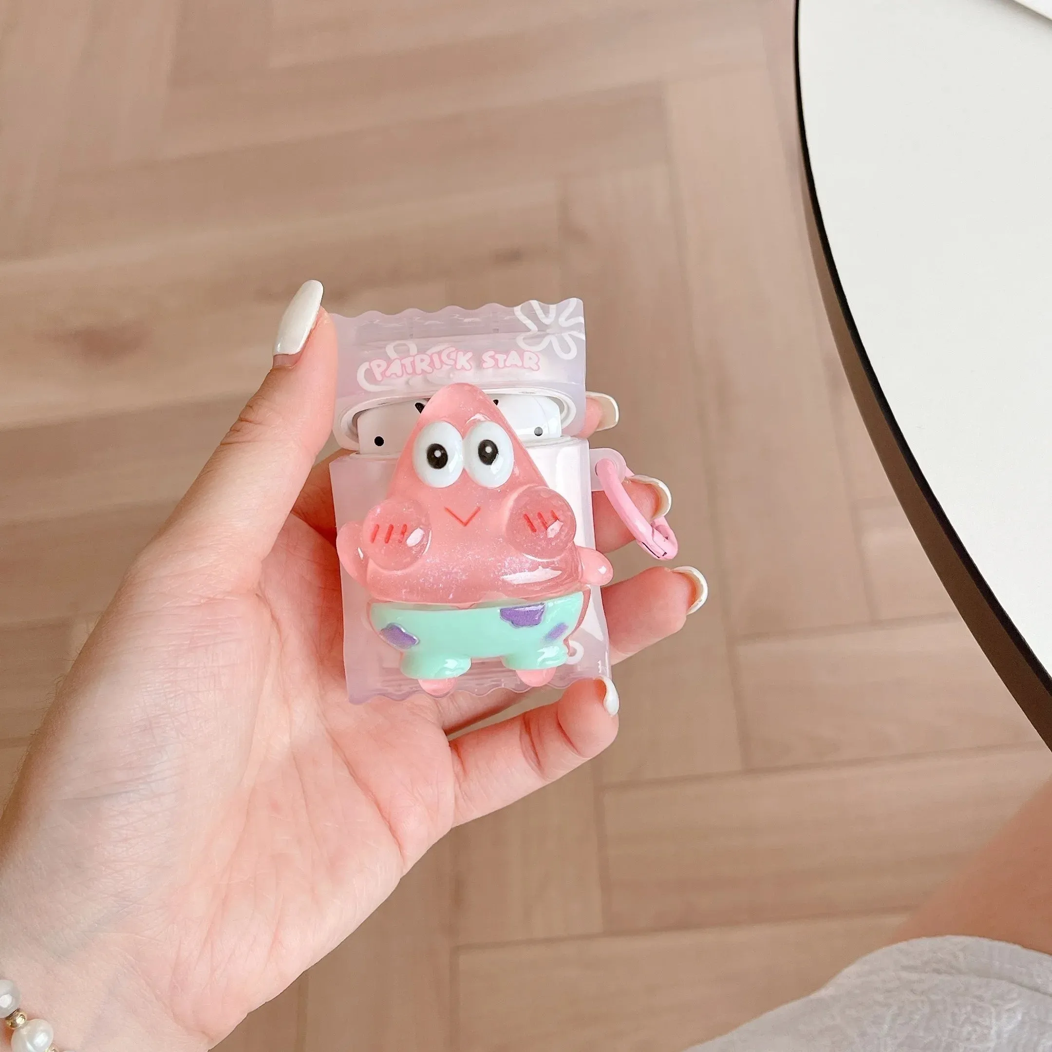 3D Cartoon Spongebob & Patrick AirPods Case Set