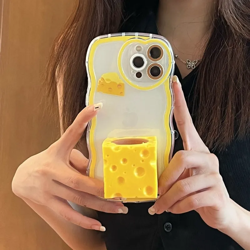 3D Creative Cheese iPhone Case