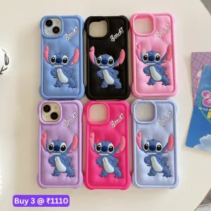 3D Fun Cartoon Silicone Soft Protective Phone Case - iPhone 14