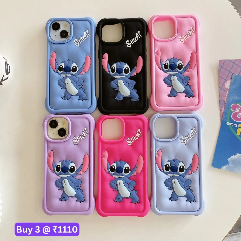 3D Fun Cartoon Silicone Soft Protective Phone Case - iPhone 14