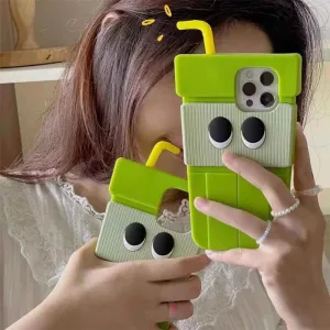 3D Kiwi Fruit Juice - Cute Phone Cases For iPhone 14, 13, 12, 11 Pro, XS Max, XR, X, SE2, 7p, 8 Plus