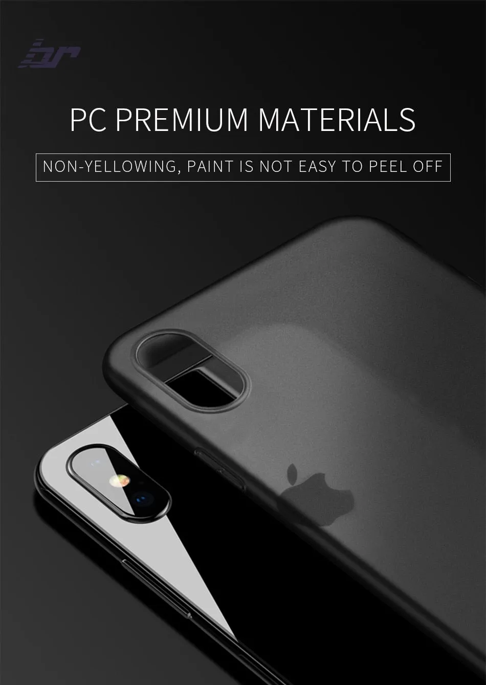 3pcs Luxury Ultra Thin PC Slim Transparent Back Cover Case