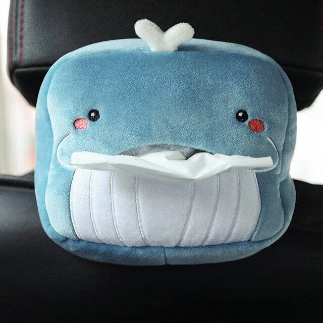 4-Pack: Cute Cartoon Car Tissue Box