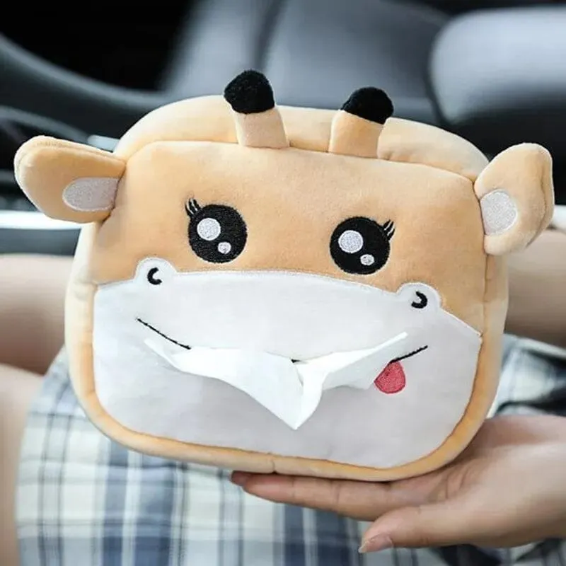 4-Pack: Cute Cartoon Car Tissue Box