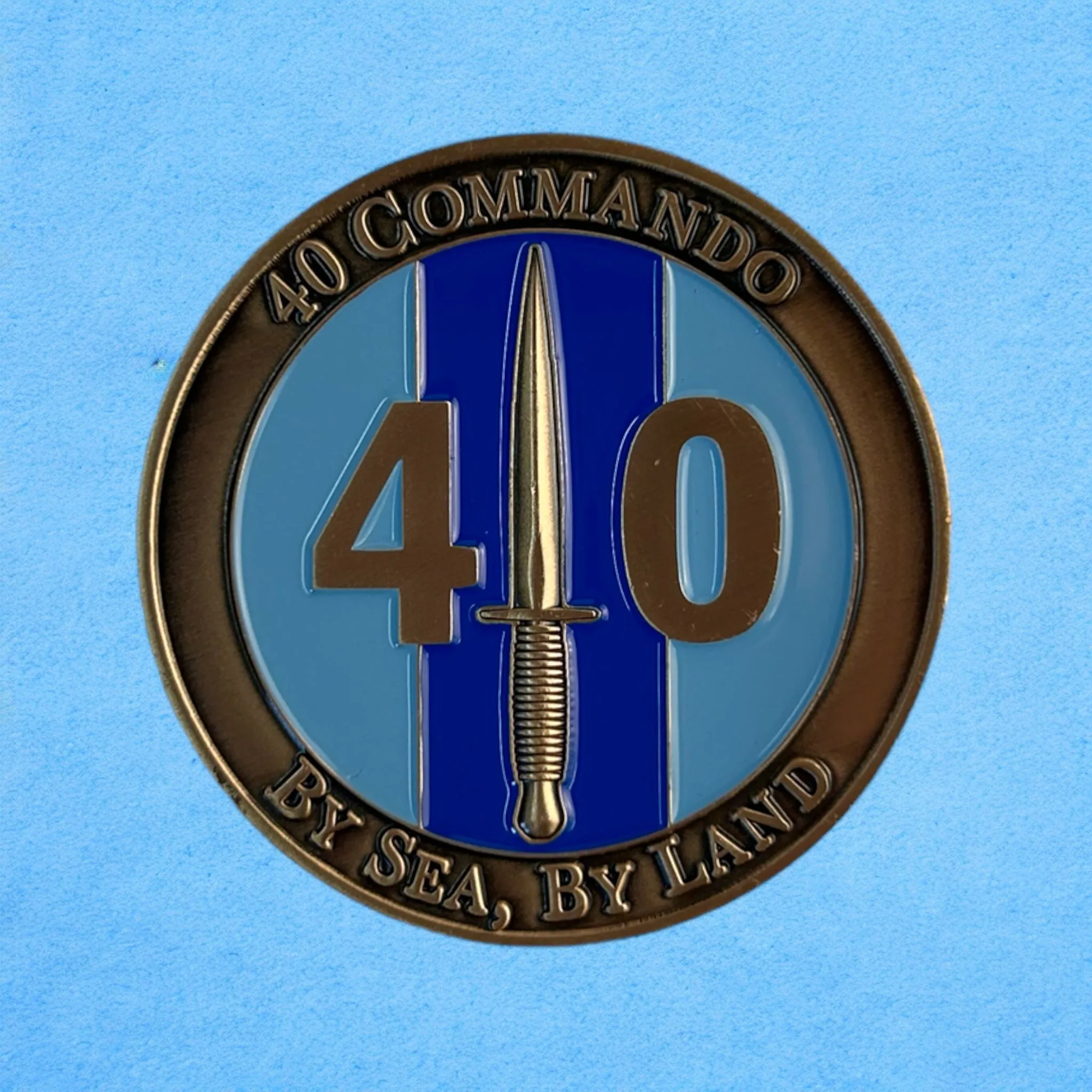 40 Commando Royal Marines Enamelled Coin
