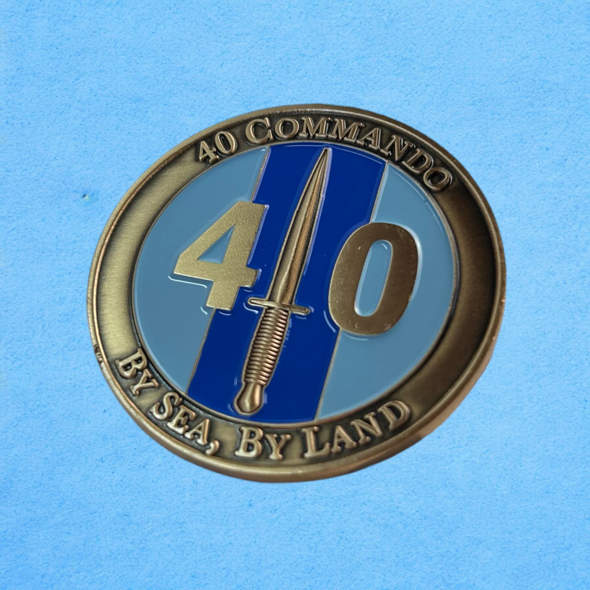 40 Commando Royal Marines Enamelled Coin