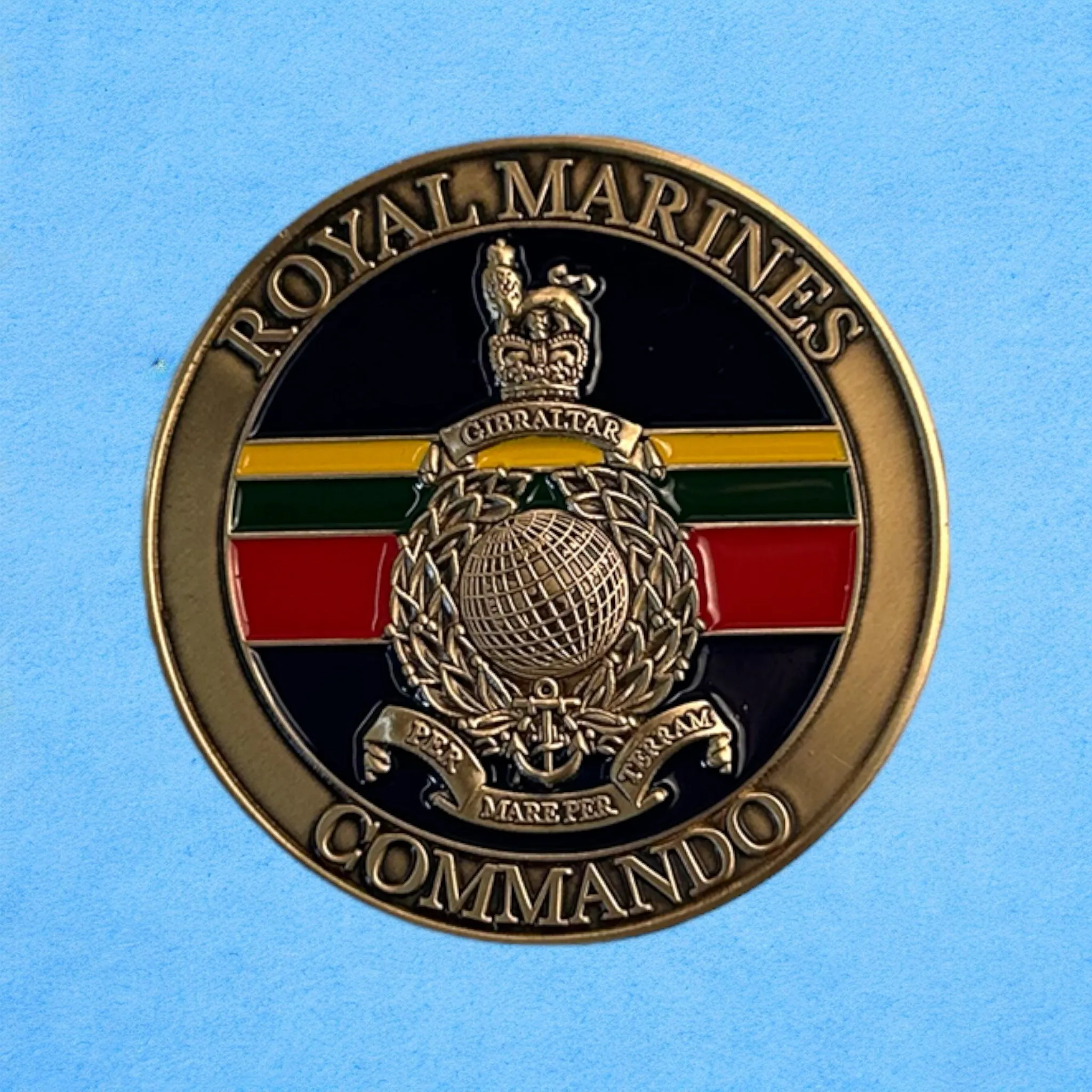 40 Commando Royal Marines Enamelled Coin