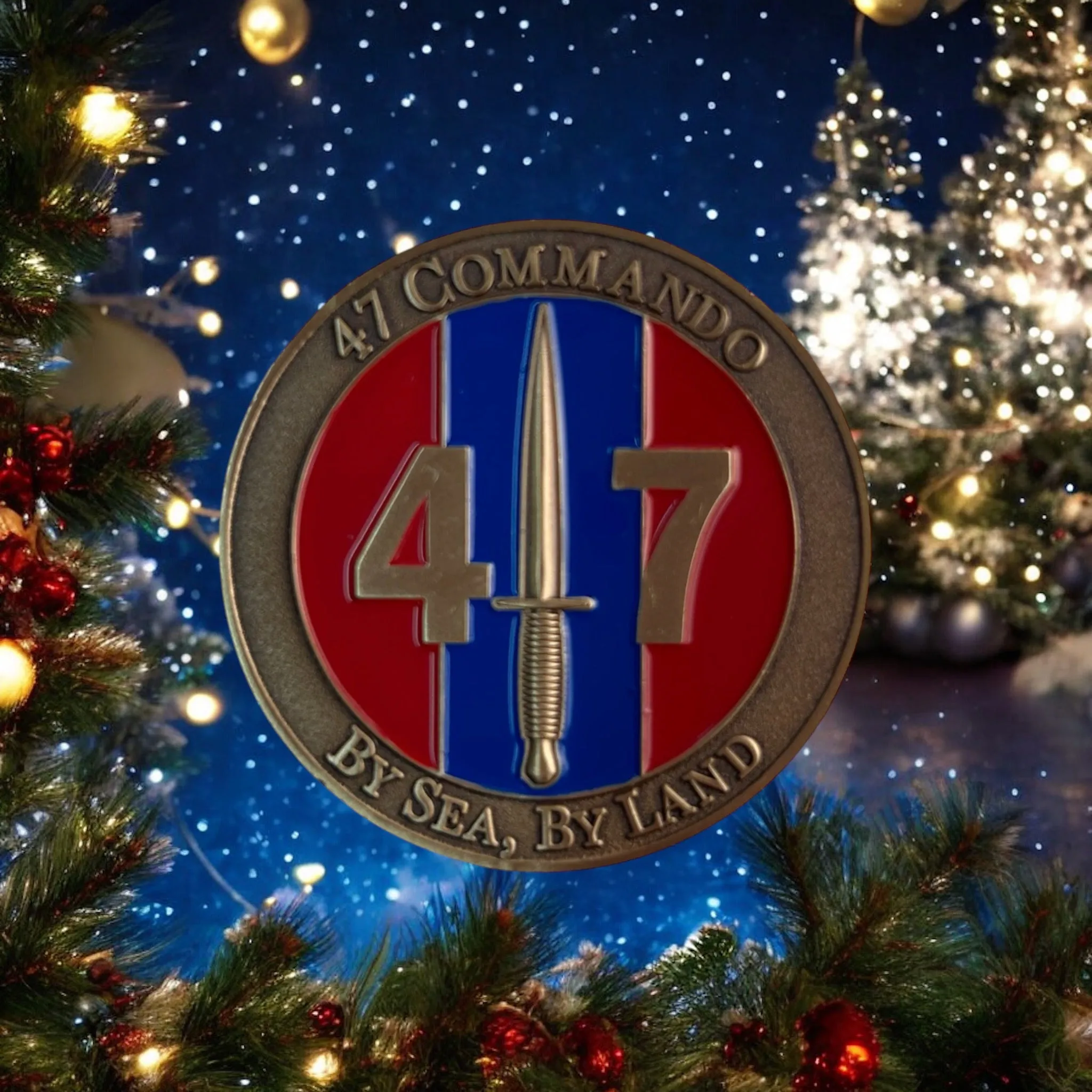 47 Commando Royal Marines Enamelled Coin