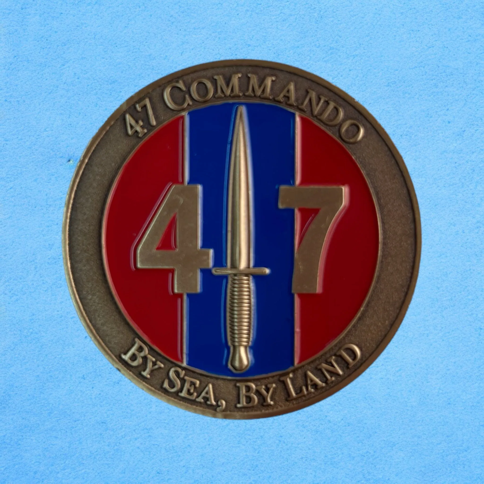 47 Commando Royal Marines Enamelled Coin