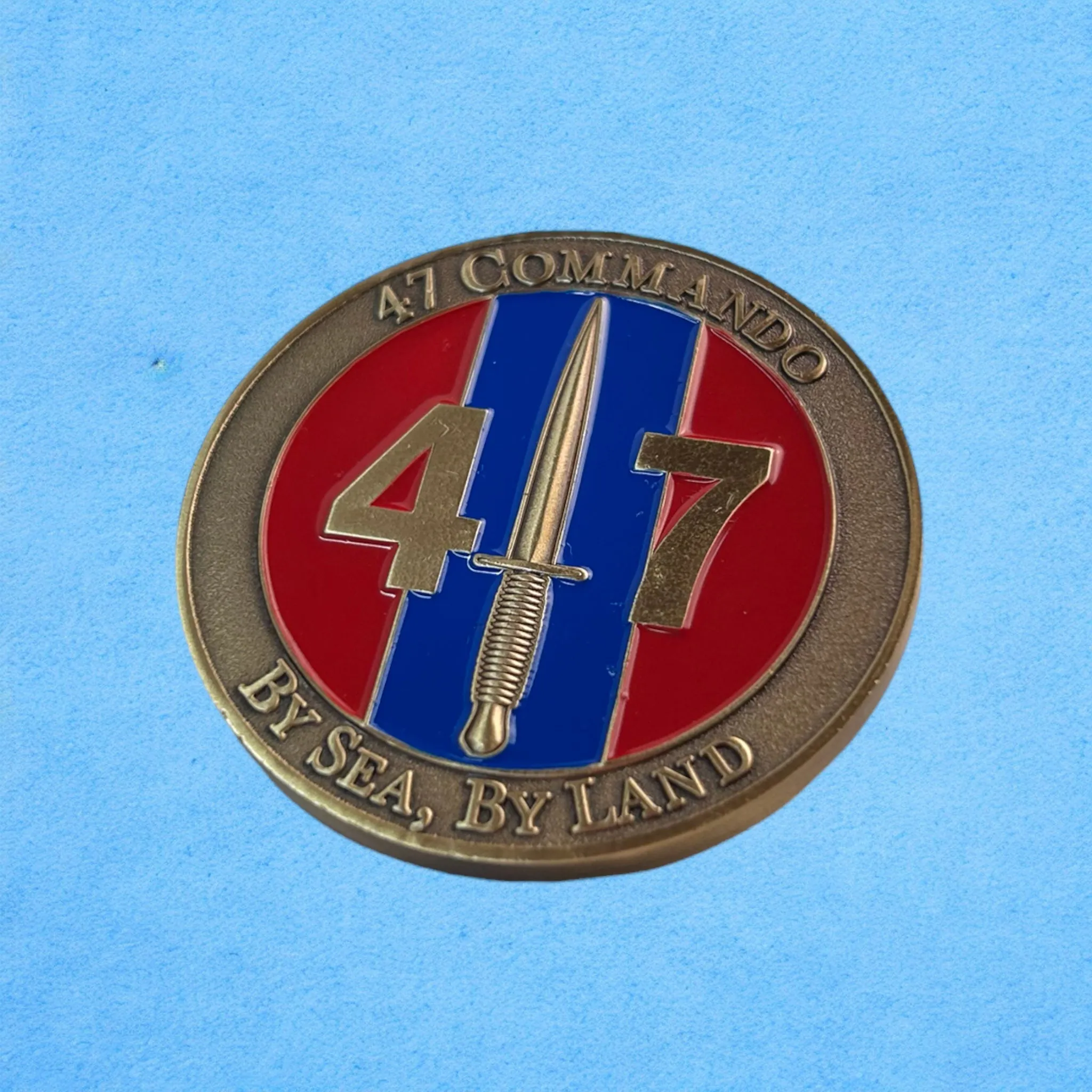 47 Commando Royal Marines Enamelled Coin