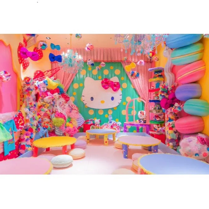 6% Dokidoki Kawaii Monster Cafe & Hello Kitty mascot keychain