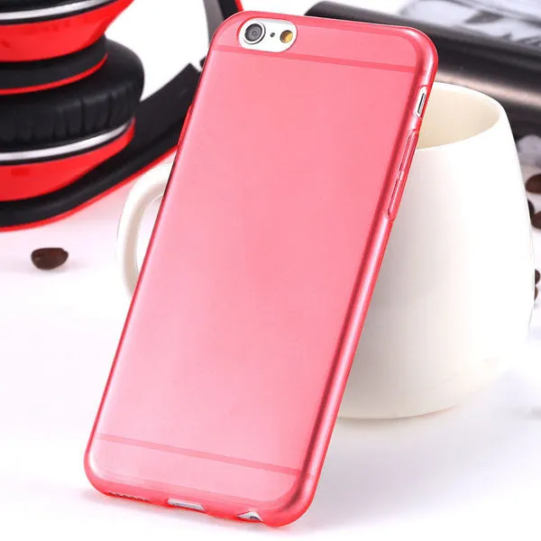 6/6s Super Flexible Clear TPU Case For Iphone 6 6s Slim Crystal Back Protect Skin Rubber Phone Cover Fundas Silicone Gel Case