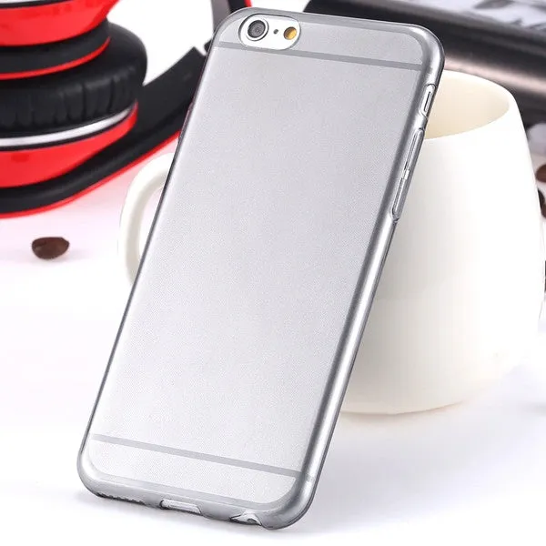 6/6s Super Flexible Clear TPU Case For Iphone 6 6s Slim Crystal Back Protect Skin Rubber Phone Cover Fundas Silicone Gel Case