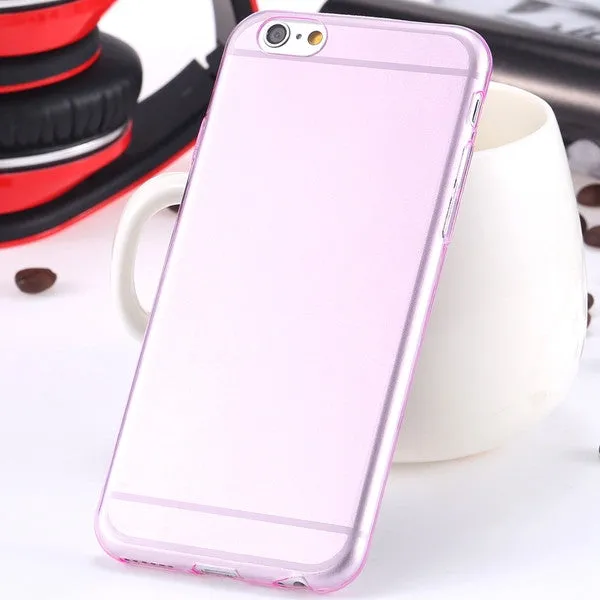 6/6s Super Flexible Clear TPU Case For Iphone 6 6s Slim Crystal Back Protect Skin Rubber Phone Cover Fundas Silicone Gel Case