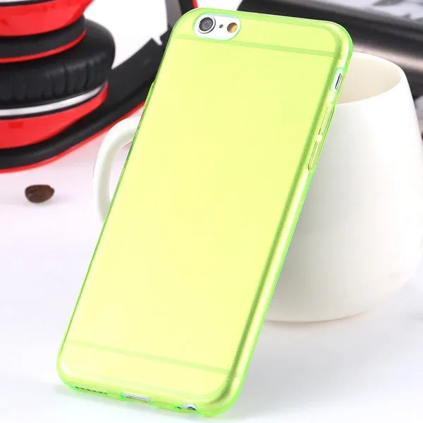 6/6s Super Flexible Clear TPU Case For Iphone 6 6s Slim Crystal Back Protect Skin Rubber Phone Cover Fundas Silicone Gel Case