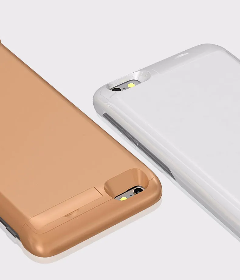 7000mAh Rechargeable Backup Power Case Cover for iPhone 6 External Battery Charger Case for iPhone 6Plus Power Bank Case 8000mAh