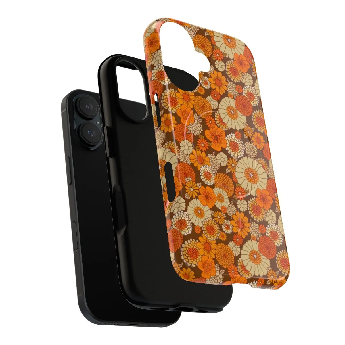 70s Retro Daisies Vintage Flower Power Phone Case