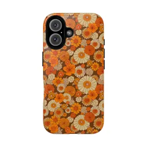 70s Retro Daisies Vintage Flower Power Phone Case