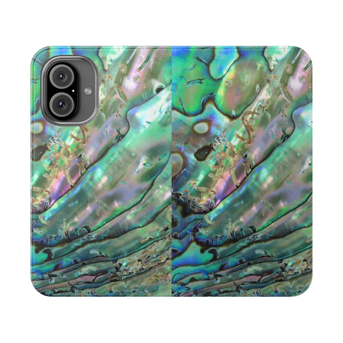 Abalone Print Phone Case - Nature Inspired Mobile Accessory