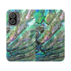 Abalone Print Phone Case - Nature Inspired Mobile Accessory