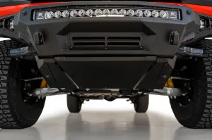 Addictive Desert Designs AC23007NA03 - Ford Bronco 2021 Up Stealth Fighter Front Bumper Skid Plate Kit in Satin Black