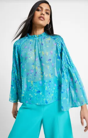 Aden Hallie Pleat Crinkle Top