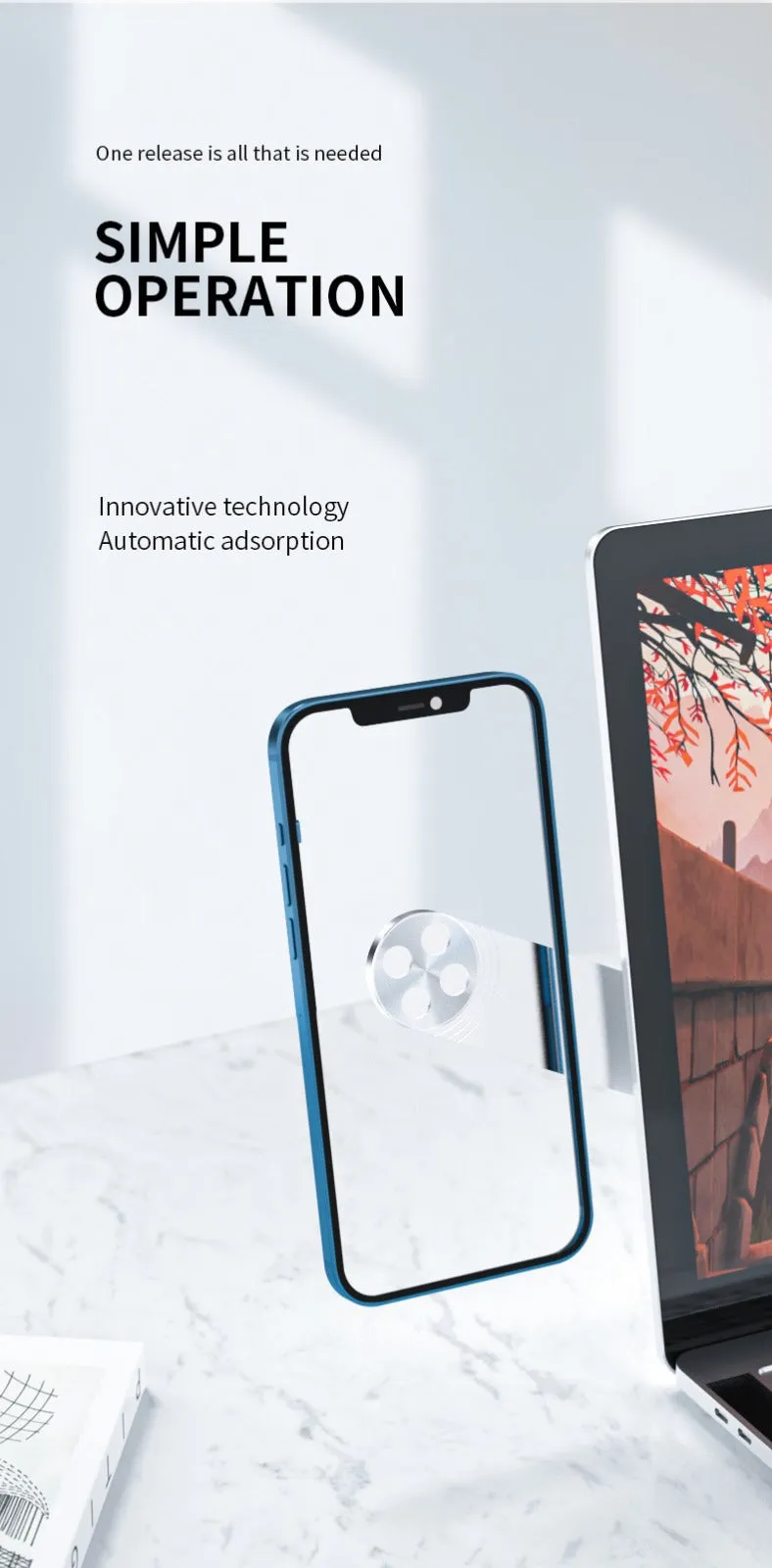 Adjustable Phone Stand Holder Screen Support Holder Laptop Side Mount Connect Tablet Bracket Dual Monitor Display Clip(10 Pack)