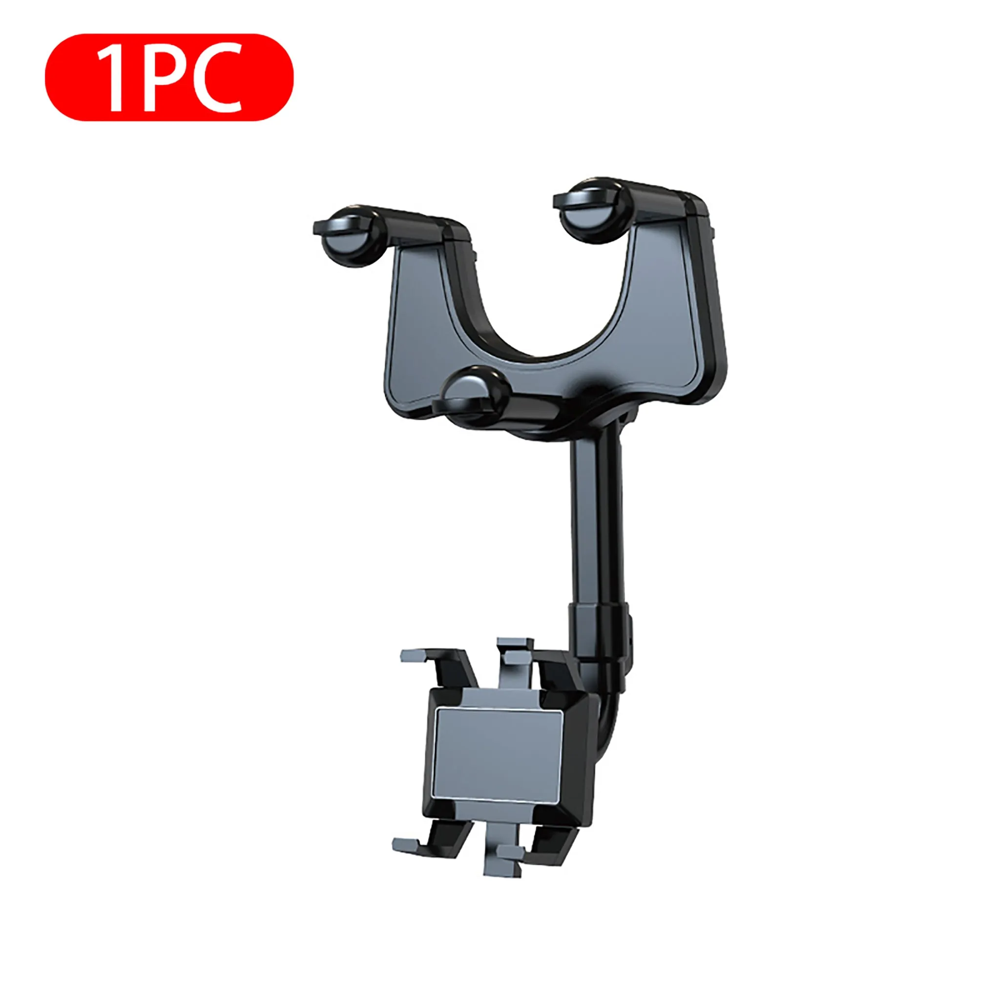 Adjustable Rearview Mirror Phone Holder For Dash Cam GPS Smartphone Stand