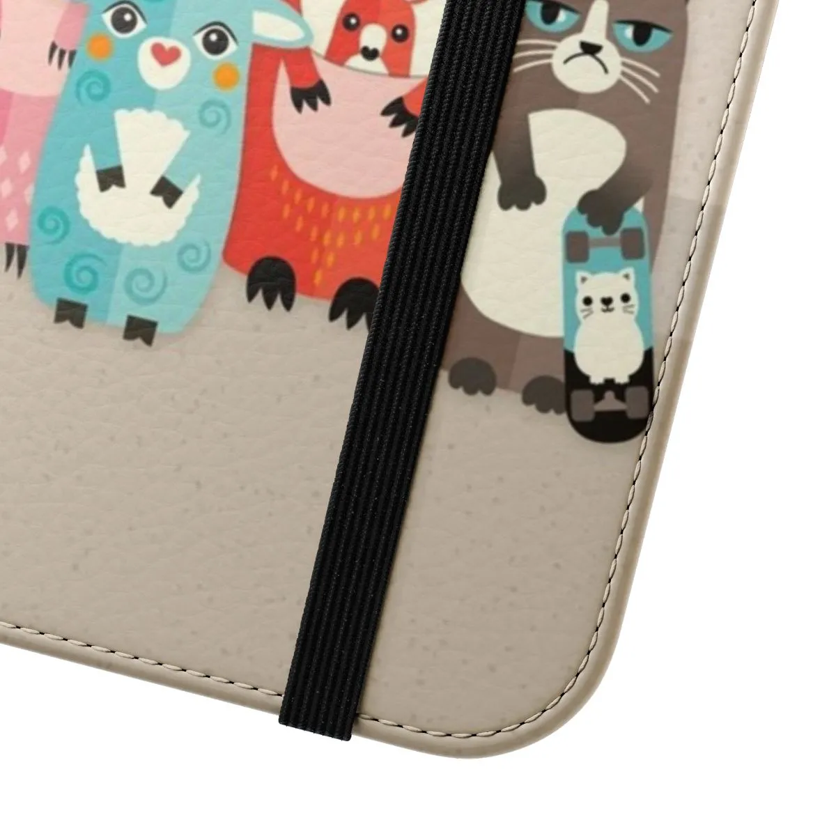 Adorable Animal Friends Flip Phone Case
